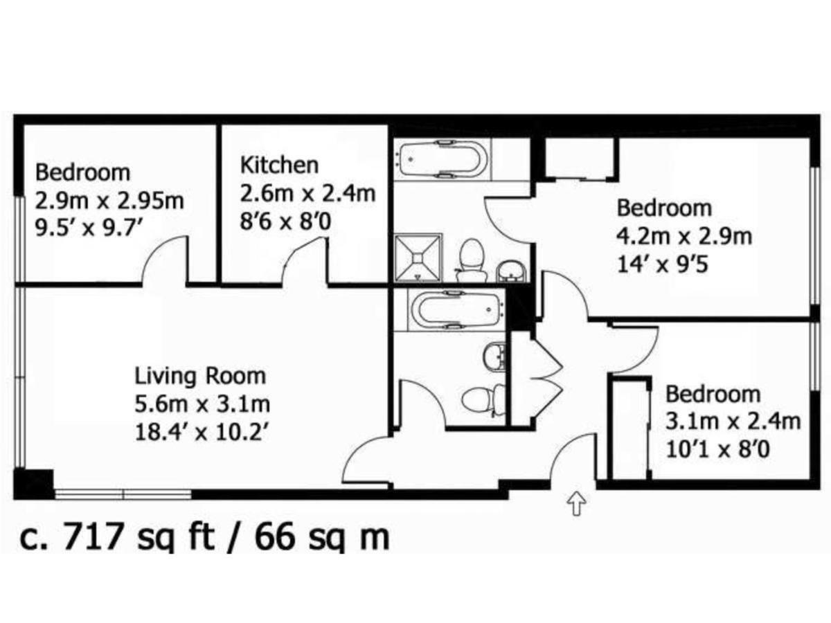 Appartement Superb 3-Bed 2-Bath With Wifi: Trendy Fitzrovia W1 à Londres Extérieur photo